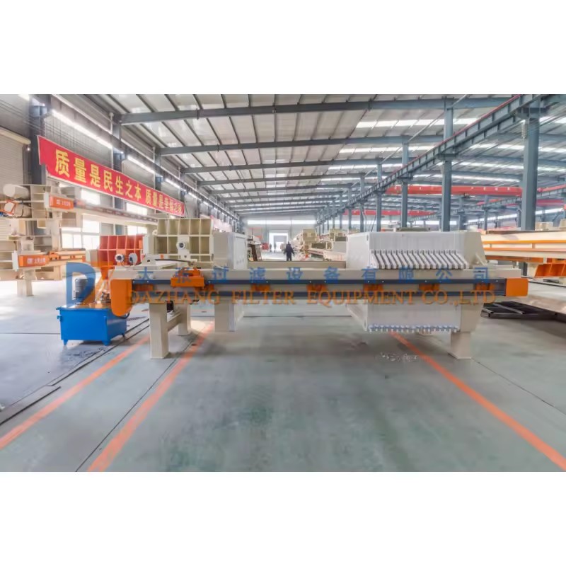 DAZHANG 1250mm Plates PLC Control AUTOMATIC Filter Press PP Filter Plate Auto Cake Discharge Copper Tailings Filter Press