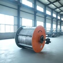 Heavy-Duty High Rigidity Bearing Drum Magnetic Separator Iron Remover for Ore Minerals Metal