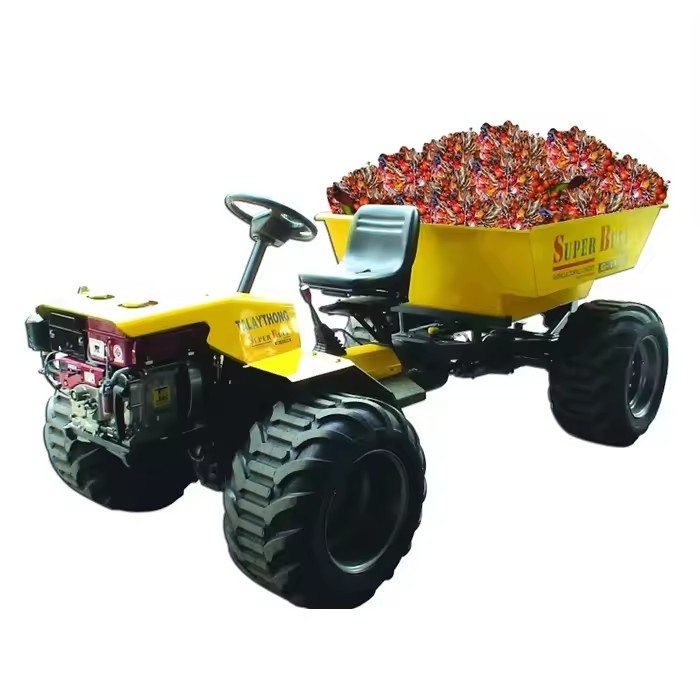Palm Oil Tractor 4*4 WD Loader and Dumper Multi Purpose Farm Harvesting