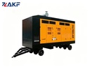 ZAKF 42m³/min 10bar Oil Free Diesel Screw Air Compressor Portable Diesel Driven Air Compressor for Mining Rock Drilling