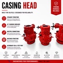 New Chinese High Quality API 6A Gear Casing Head ISO Certified Made Oil Drilling Equipment Other Oil Field
