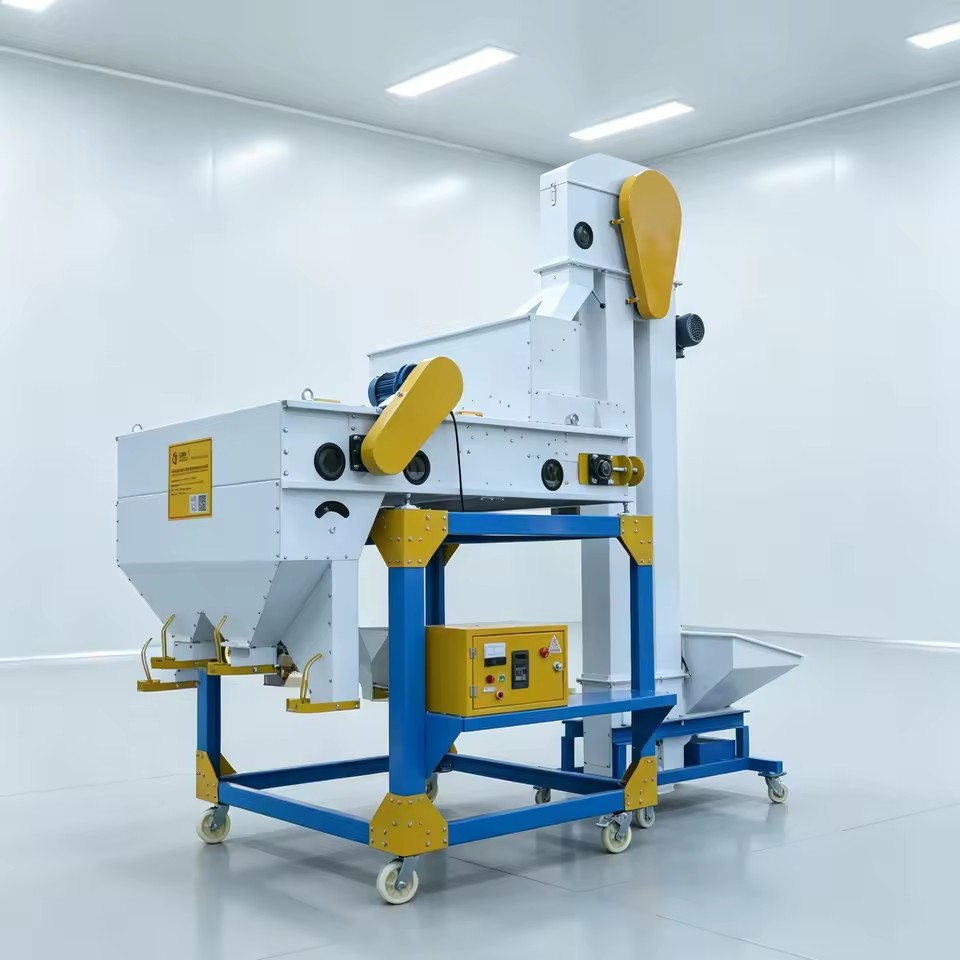 Industrial Grain Magnetic Separation Machine High Efficiency Seed Soil Clod Remover System for Grain Processing Plant
