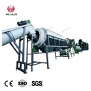 Multifunctional PET Plastic Barrels PET Flakes Washing Recycling Machine Line