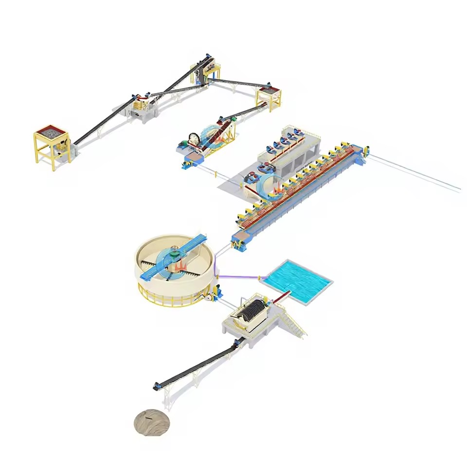 10TPH Mineral Copper Ore Concentrator Processing Production Plant