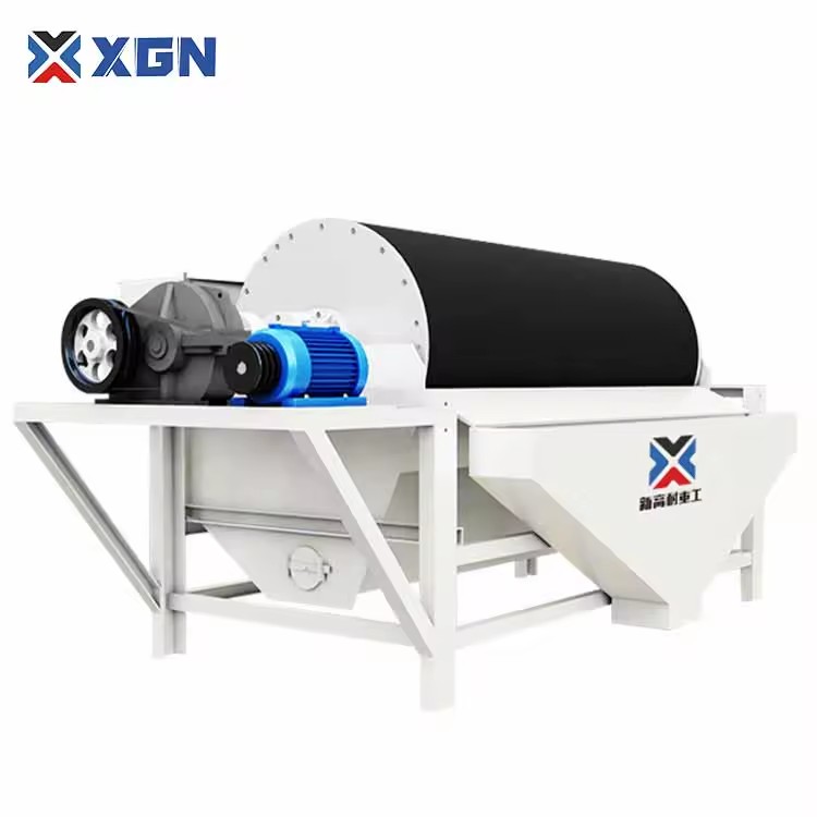 Iron Quartz Sand Separator High Efficient Wet and Dry Separation Machine Drum Magnetic Separator