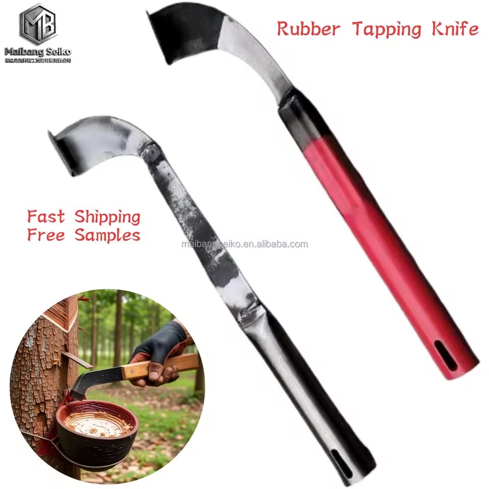 Heavy Duty Agricultural Rubber Tapping Knife Professional Multi-functional Sharp Pine Oil Cutter for Farming Tapping
