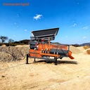 High Recovery Ratio Gold Trommel Screen Small-scale Portable Sluice Box Gold Wash Plant with Clay Washing for Desert Gold Mining