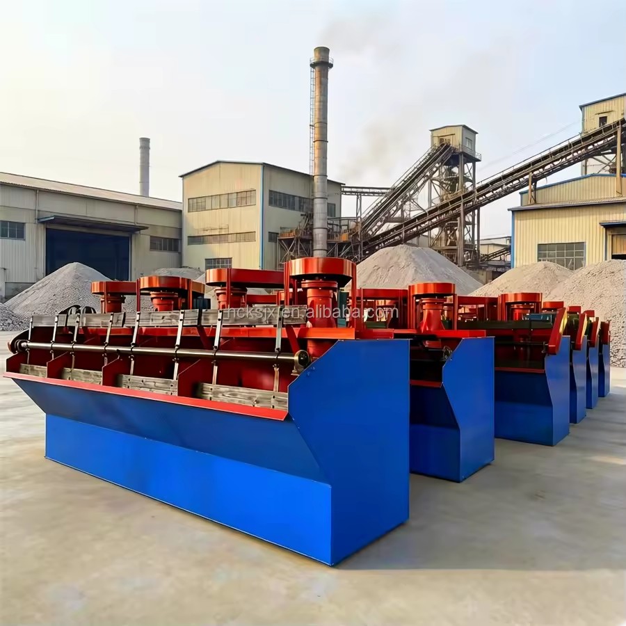 Mineral Processing Plant Stainless Steel Lead Zinc Copper Gold Iron Ore Concentration Flotation Beneficiation Separator Motor