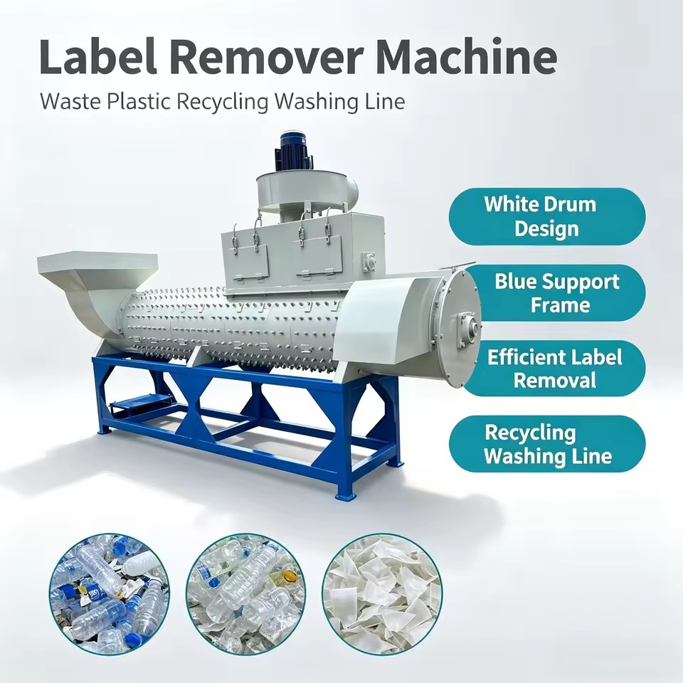 Pet Flake Production Label Remover Pet Bottle Label Remover Supporting Washing Line for Recycling