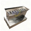 Open and Sealed Style Laboratory Riffle Splitter, Stainless Steel Sample Riffle Divider for Coal, Mineral, Rock Sample Reduction