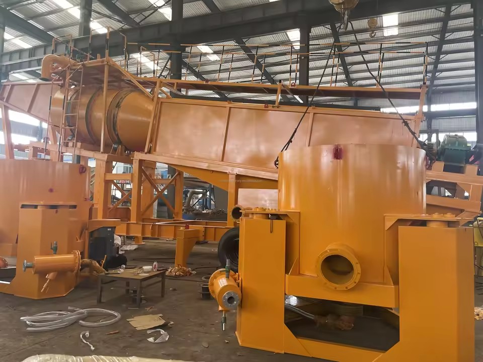 Domestic Built Gold Rotary Screen Washing Station Tumbling Cleaner Deployed For Alluvial Mineral Refining Output Mining Hardware