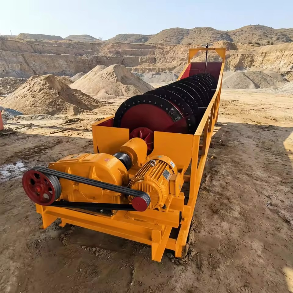 Sand Washing Equipment Production Line, Mud and River Sand Spiral Washing Machine Spiral Sand Washing Machine, Water Washing