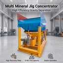 Multi Mineral Gravity Separator Jig Concentrator Motor 220V/380V Tungsten Barite Ore 15t/h Adjustable Stroke Frequency