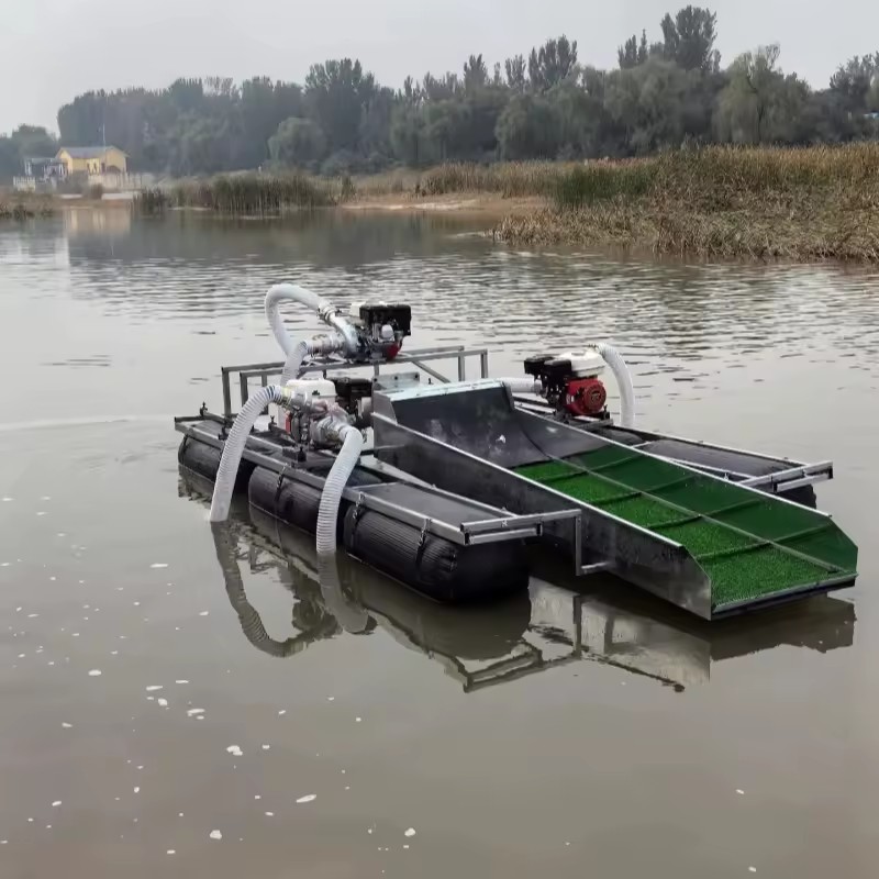 Small Lightweight Airbag Siphon Dredger for Pond Shallow River Sand Dredging