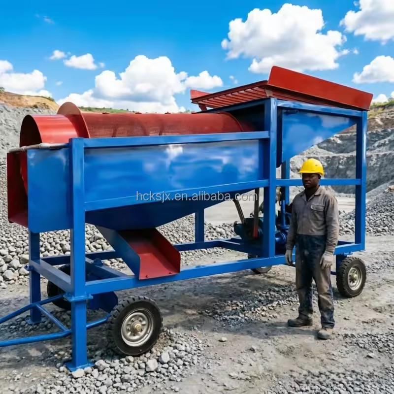 Placer Gold Mining Equipment Trommel Screen Gold Processing Plant for Sale
