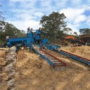 Portable Alluvial Gold Wash Plant & Mining Equipment Trommel Screen, Sluice Box and Centrifugal Recovery System for Small Mines