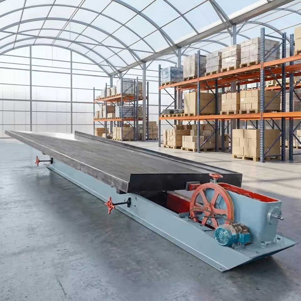 6S Shaking Table Mineral Processing Equipment, Ore Grading, Gravity Separation, Gold Panning, and Gold Washing Equipment