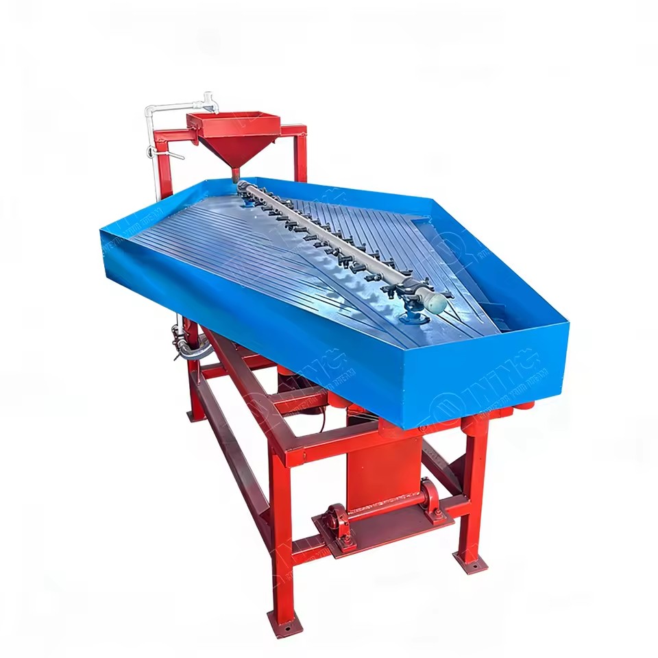 1Tph Rock Gold Processing Plant Gravity Mineral Separator Gemini 6S Shaking Table for Gold Ore Mining