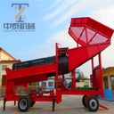 Portable Gold Mining Machine Pump Model Customized River Gold Mine Excavating Trommel Large-Scale Gold Panning