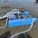 4 Inch Inflatable Airbag Siphon Dredger, Portable Jet Suction Sand Pumping Boat for River Reservoir Dredging Customized