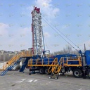 Oil Field Workover Rig with Engine Gearbox Motor-Well Flushing Multi-Purpose Comprehensive Equipment HNSJ Brand 1 Year Warranty