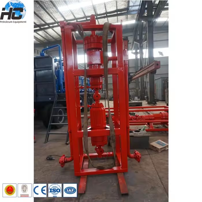 Oilfield Well Testing Drilling Sand Desander / Cyclone Desander Machine