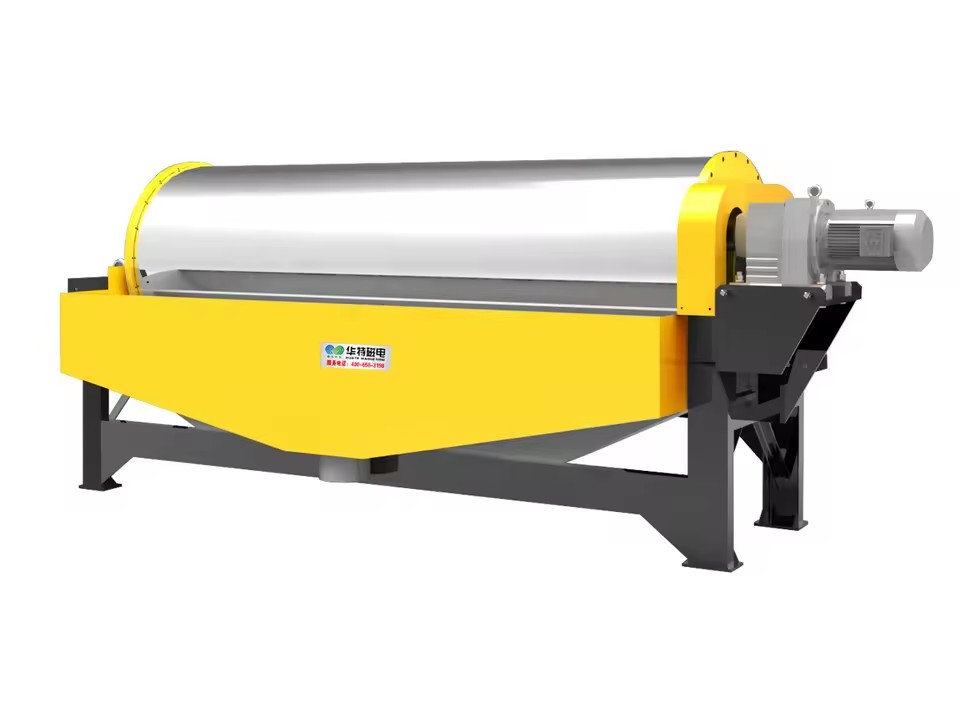 New Counter Current Drum Magnetic Separator for Coal Washing Plant Patented ISO9001 & CE Certified 1 Year Warranty