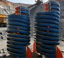 Stable Running PLC Controlled Spiral Chute for Coal Gangue Ore Classification High Performance Spiral Separator Light-weight