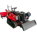 35HP Diesel Crawler Multi-Gear Gear Drive Rotary Tiller Small Tractor Multifunctional Automatic Cultivator Agricultural Pump
