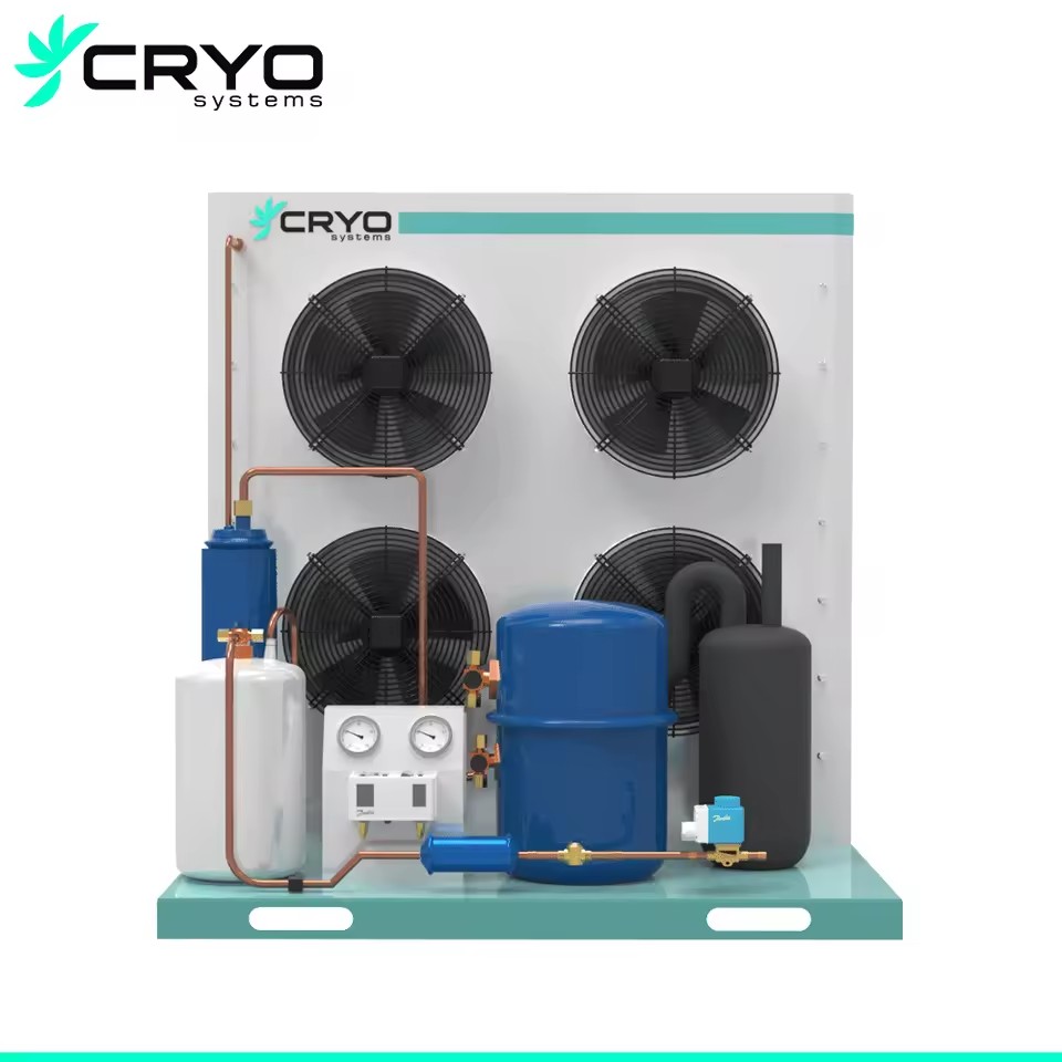 3HP to 20HP Energy Saving New Condensing Unit Walk in Freezer Units with Motor & Pump Drop in Cool Room Units