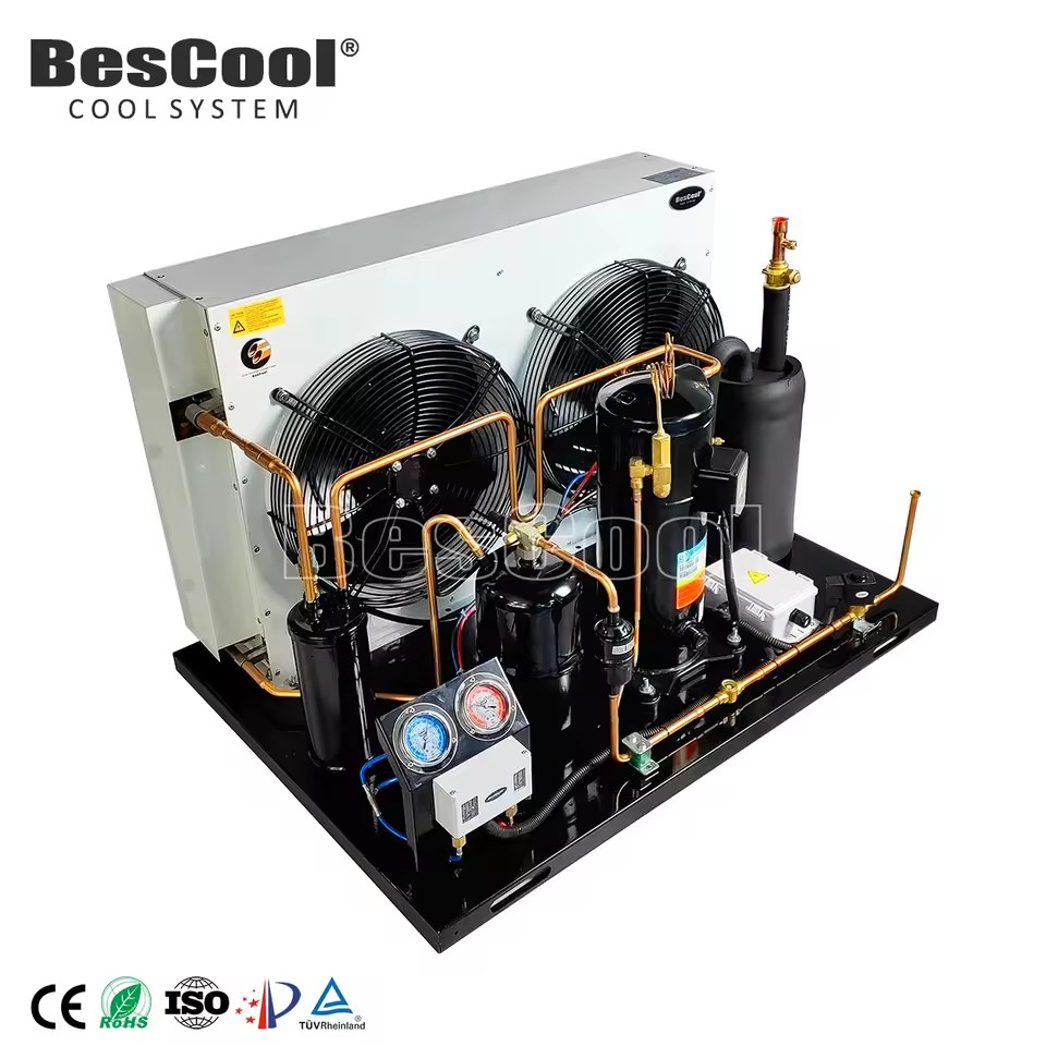Invotech Hermetic Scroll Compressor Energy Saving Cold Room Cooling Unit with Remote Control Refrigeration Condensing Units