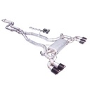 GFC 2020 BMW X4M X3M F97 F95 F98 S58 3.0t Exhaust System Valvetronic Catback Exhaust Pipe with Carbon Fiber Exhaust Tip