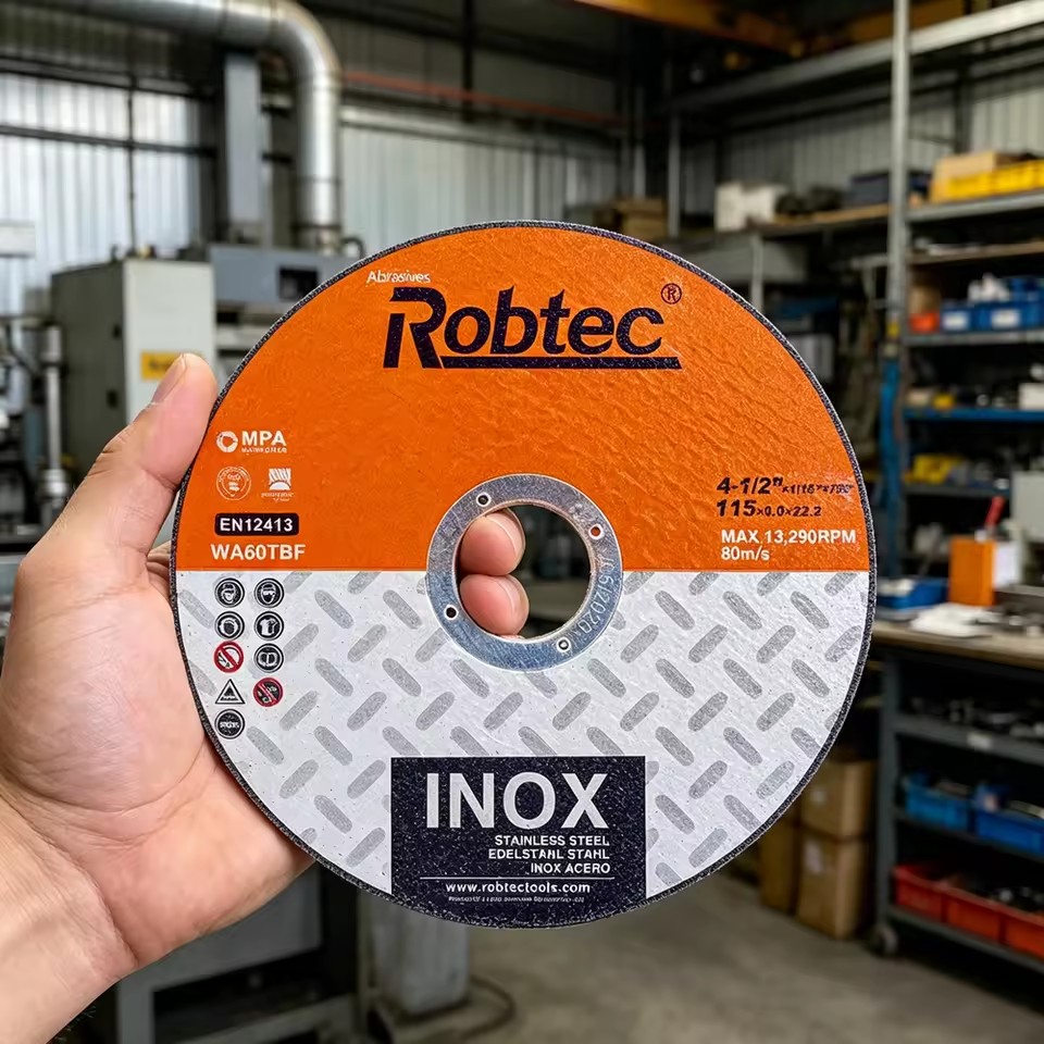 Resin Cut Off Disc Accurate Size 115x1.6x22.23mm 4.5"x1/16"x7/8" Cutting Wheel for Carbon Steel Ferrous Metal Cutting