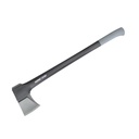 31.5" Forged Carbon Steel Axe Hatchet Fiberglass Handle Camping Axe Wood Splitting Axe