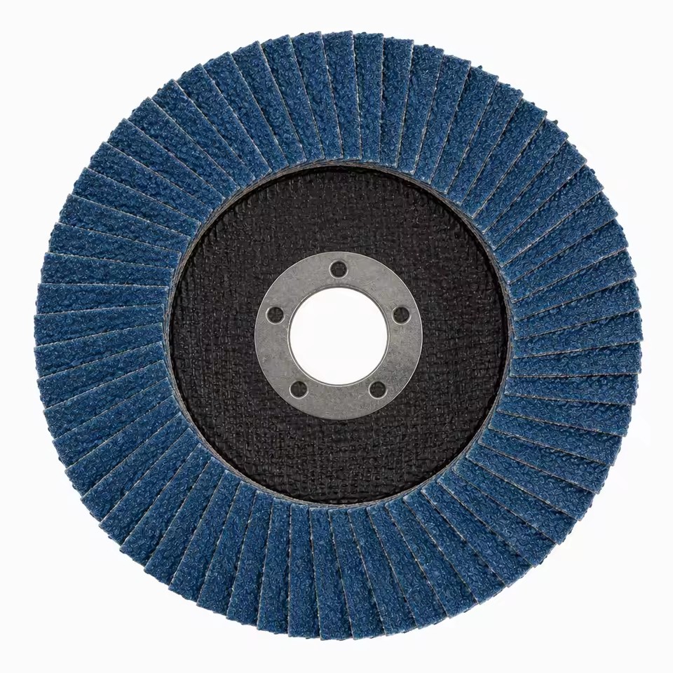 High Efficiency Round Flap Disc Aluminum Oxide Abrasive Tool Custom Specification For Various Metal Processing