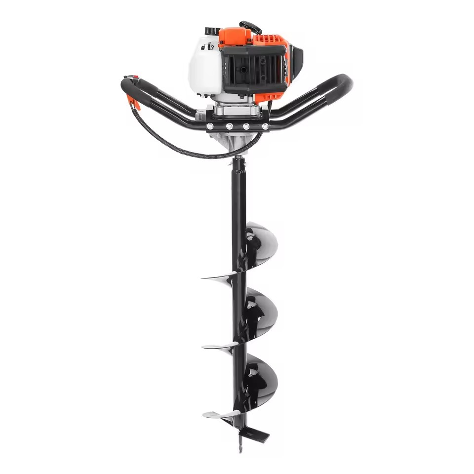 Gas Powered Earth Digger 8 Alloy Steel Auger Drill Bit 30 Long Post Hole Garden Tool Farmland Planting D0100HPFIGA