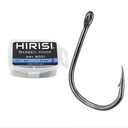Hirisi 8001 High Carbon Coating Stainless Steel Barbed Hooks Carp Fishing Hooks Pack with Retail Original Box 50pcs Per Pack