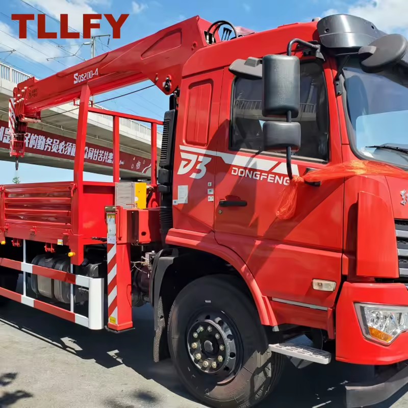 10t Truck Mounted Crane Motor Cost-Effective Warehouse Price Oilfield Pumping Unit 16.18m Radius 360 Rotation Hydraulic Drive