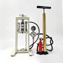 API Standard 0.69MPa Medium Pressure Mud Filtration Tester with Air Pump-Stainless Steel Drilling Fluid Filtrate Loss Analyzer