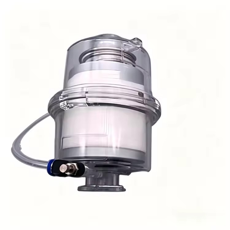 KF25/KF40 Vacuum Pump Oil Mist Eliminator 0.1 Micron Oil Mist Separator 2XZ/2X Rotary Vane Pump Exhaust Filter