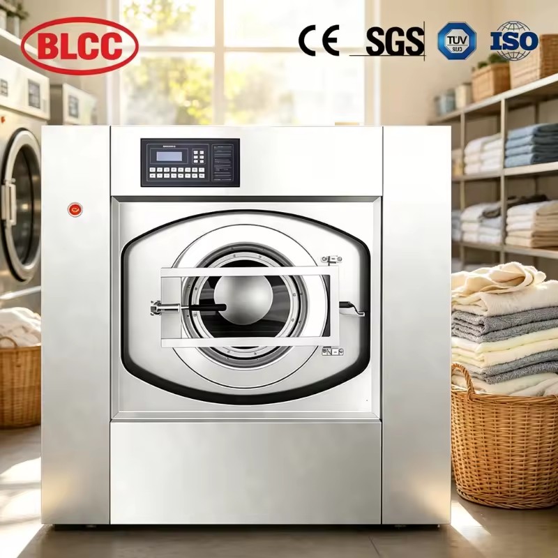 Washing Machine 50Kg 100Kg Fully Automatic Smart Laundry Equipment Energy Saving Environmentally Protective Stainless Steel