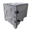 Durable Integrated Molding Rolling Plastic Cool Room for Storing Meat Energy Saving Cool Storage Box Put on Van
