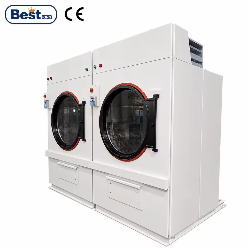 Heavy Duty Fully Automatic Laundry Tumble Dryer Energy Saving Commercial Drying Equipment for Hospital