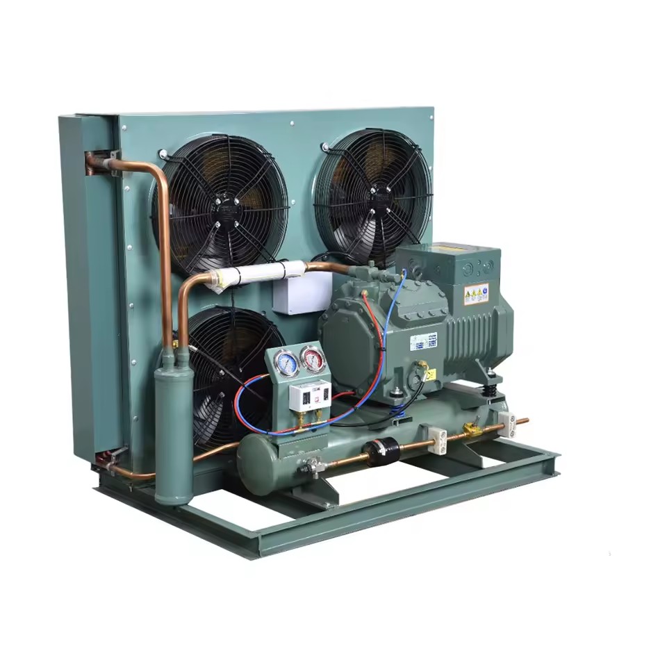 Factory Professional Custom Energy Saving Refrigeration Equipment Semi Hermetic Customized Compressor Condensing Unit