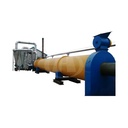 Energy Saving Biomass Waste Cassava Residue Rotary Drum Dryer with Gear & PLC Multi-Fuel Heating