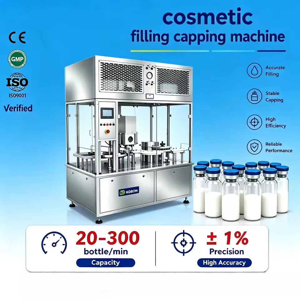 8 Heads Piston Automatic Filling Machine, Industrial Liquid & Granule Filling Equipment with Capping