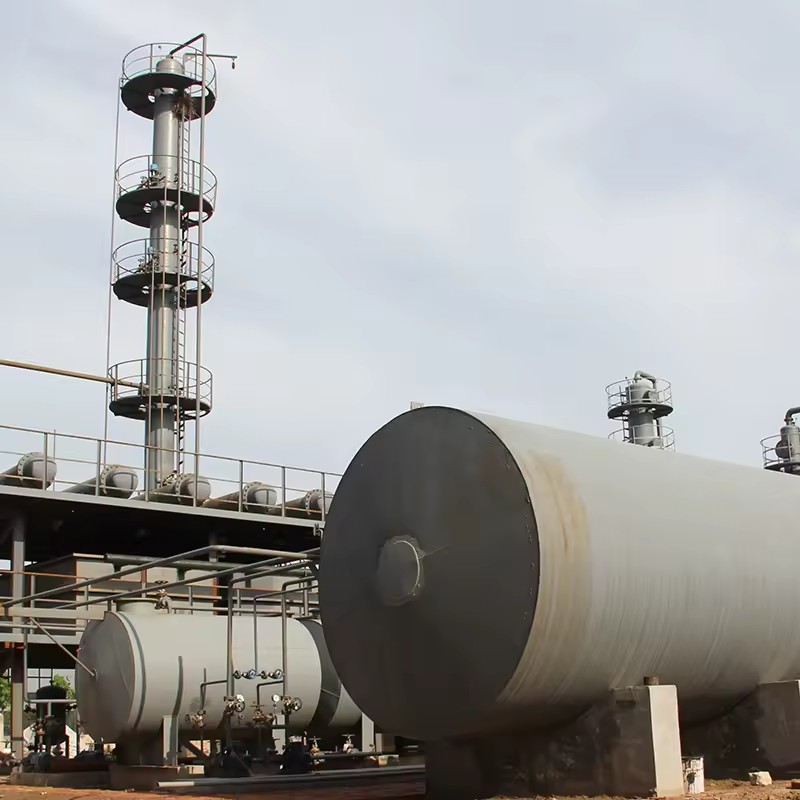 Waste Oil Refinery Plant Machine Used Motor Oil Distillation to diesel