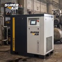 Energy Saving Screw Compressor 7.5KW/10HP 220V Portable with Dryer for Commercial Spray Painting Services