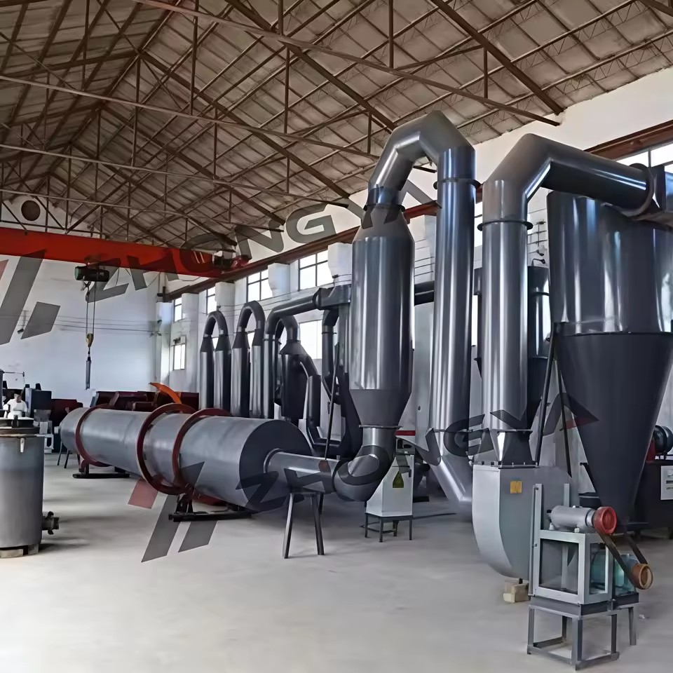 Efficient 14t/h Drum Dryer Energy Saving Rotary Equipment for Wollastonite Powder and Clay Mud