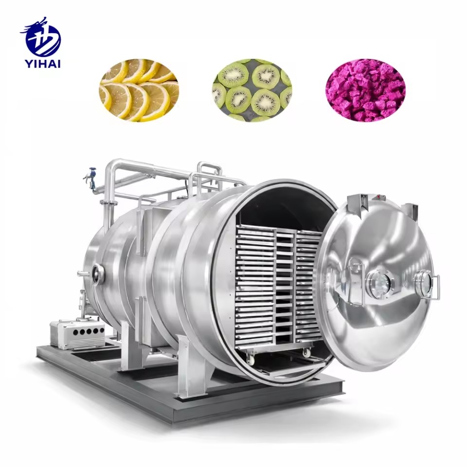 Energy-Saving Automatic PLC-Controlled Electric Vacuum Lyophilizer Fruit Vegetable Preservation Freeze Drying Equipment for